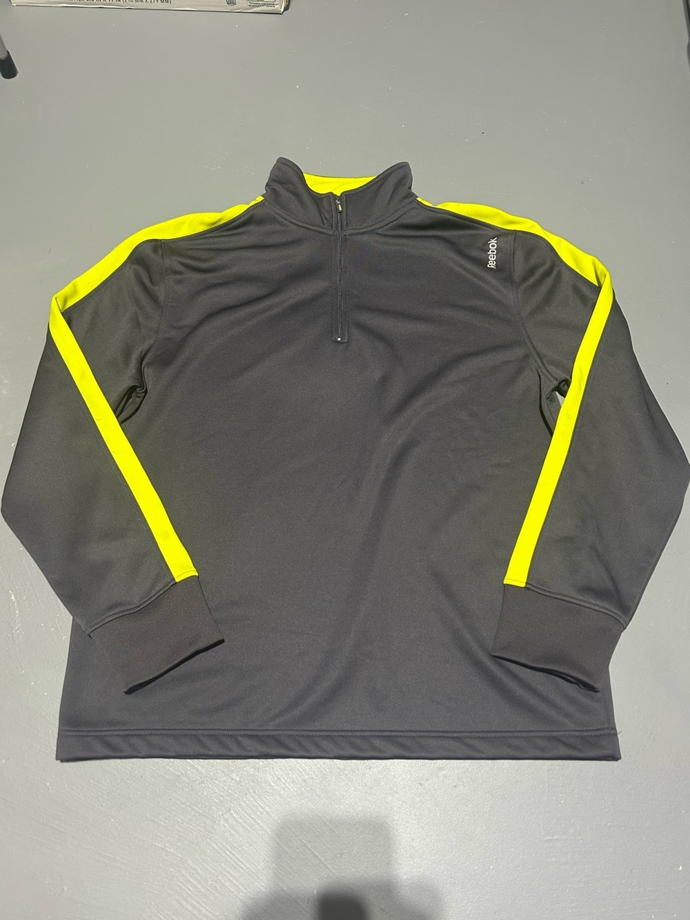 Reebok Gray Zip Up Premium Hoodie (Men’s Size Large)